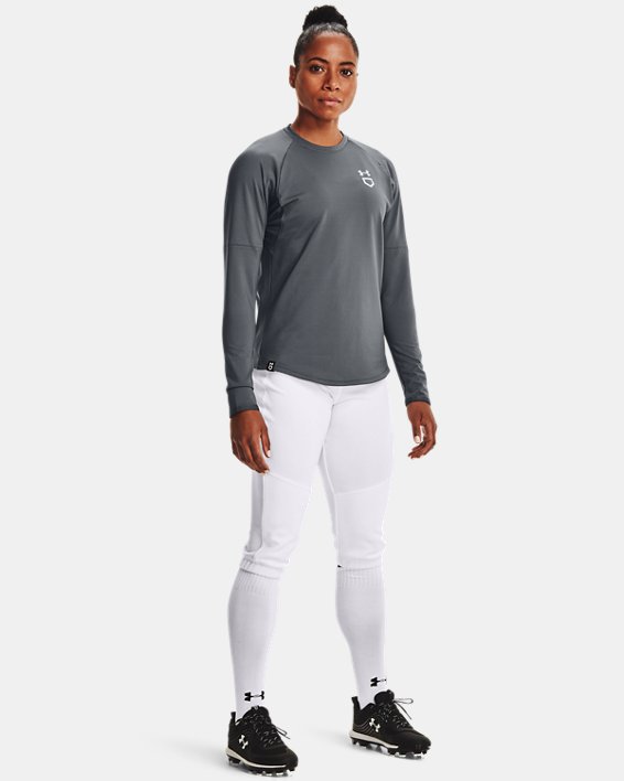 Women's UA Vanish Beltless Softball Pants, White, pdpMainDesktop image number 2